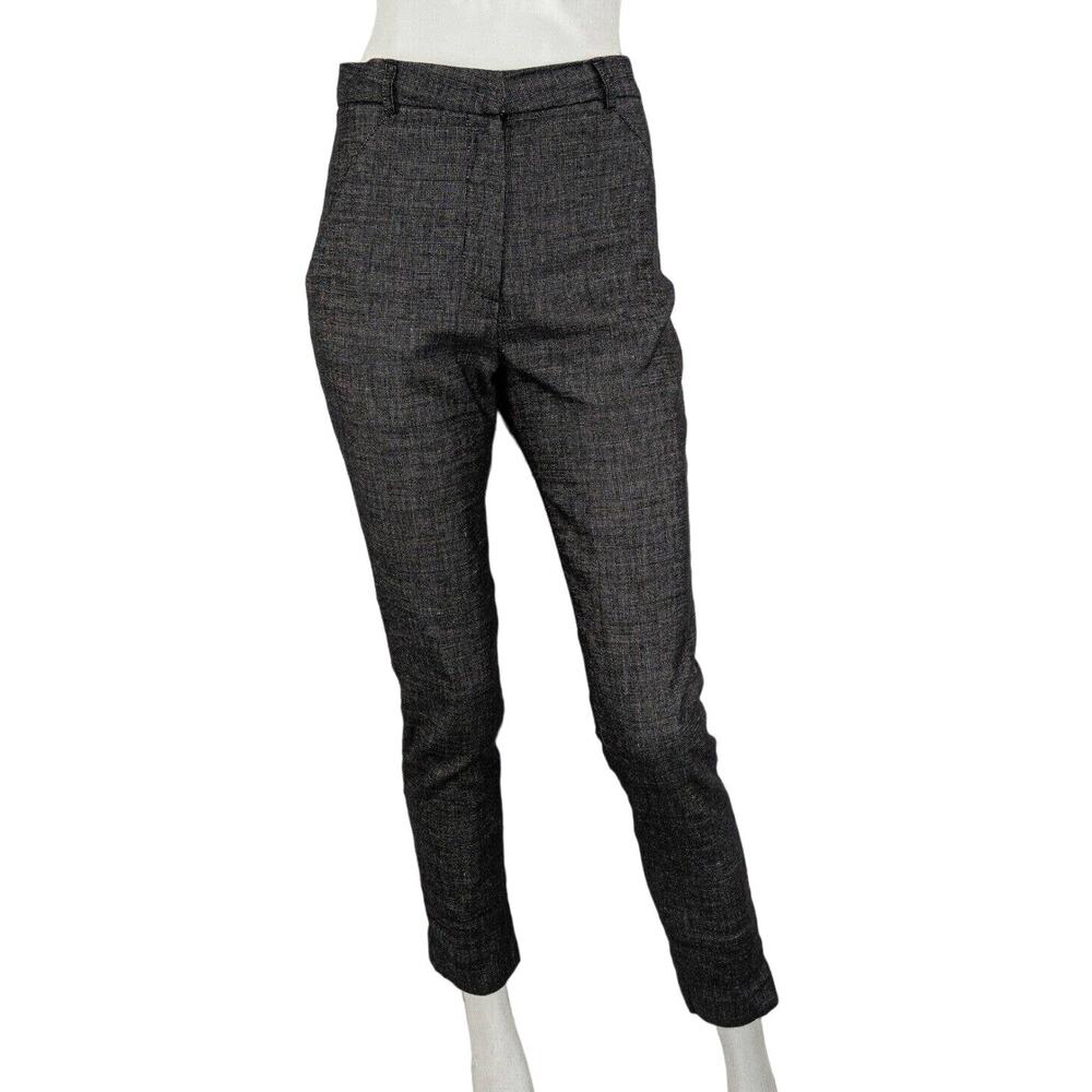 APIECE APART High-Rise Ankle Trouser Pant Charcoal size 4